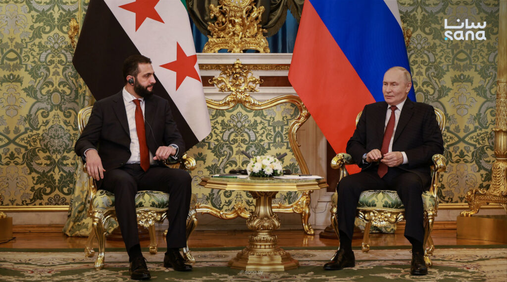 صورة توضيحية للمقال: الشرع في روسيا : زيارة الضرورة