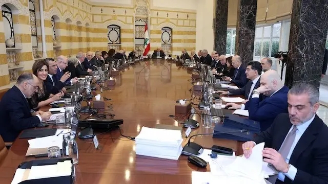 مجلس الوزراء : الشروع بوضع خطة شمال الليطاني الجيش : منع جماعات مسلّحة من بناء قدراتها