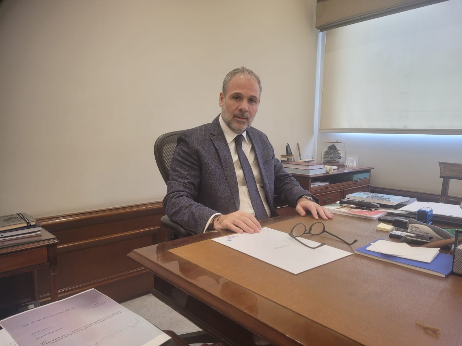 صورة توضيحية للمقال: مرتينوس  لـ "كافيين دوت برس": هذا ما نقلناه من هموم نقابية لعون ولا لتعطيل مرفق القضاء السياديّ